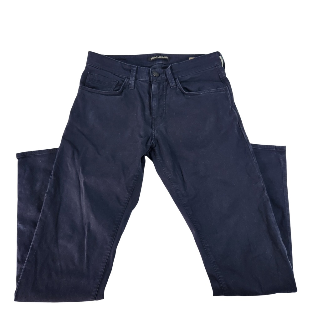 Mavi Jake Slim Leg Jeans Navy Blue Dark Wash Mens 30/32 ASU10608